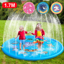 Load image into Gallery viewer, 100/170 CM Children Play Water Mat Summer Beach Inflatable Water Spray Pad Outdoor Game Toy Lawn Swimming Pool Mat Kids Toys