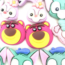 Load image into Gallery viewer, (25pcs) Random Mixed Mini Mary Cat Strawberry Bear Charms Resin Cartoon Pet Animal Kitty Charm Accessory for Women Kids Men DIY Decoration
