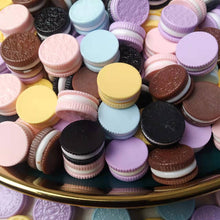 Load image into Gallery viewer, (140pcs) Mixed Chocolate Dessert Cookie Resin DIY Mini Charm Arts Crafts Accessories For Homemade DIY Decoration Refrigerator Mobile Phone Case Purse Handbag Kid&#39;s Backpacks
