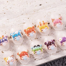 Load image into Gallery viewer, [150pcs] Cute Little Girl Blowing Bubbles DIY Homemade Mini Charm New Nail Jewelry Accessories For Decoration Nail, Phone Case, Hair Clips Cute Resin Mini DIY Charm Accessories
