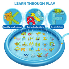 Load image into Gallery viewer, The new spot 170CM water fountain mat children&#39;s fountain mat swimming toys lawn sprinkler pool baby spray pool
