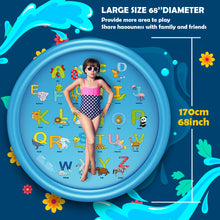 Load image into Gallery viewer, The new spot 170CM water fountain mat children&#39;s fountain mat swimming toys lawn sprinkler pool baby spray pool
