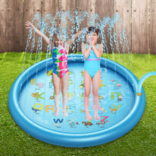 Load image into Gallery viewer, The new spot 170CM water fountain mat children&#39;s fountain mat swimming toys lawn sprinkler pool baby spray pool
