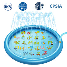 Load image into Gallery viewer, The new spot 170CM water fountain mat children&#39;s fountain mat swimming toys lawn sprinkler pool baby spray pool
