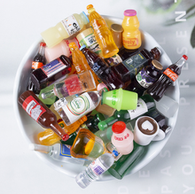 Load image into Gallery viewer, Resin Accessories Simulation Bottles Beer Drinks Creative Earnings Pendant Materials Random 100/Pack DIY Cartoon Three-Dimensional Mixed Bottles

