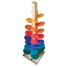 Load image into Gallery viewer, Kids Rainbow Music Tree With Petals Wooden Ball
