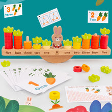 Load image into Gallery viewer, Balance Math Game Rabbit Counting STEM Early Educational Preschool Learning Toys for Kids Girls &amp; Boys Children Kindergarten
