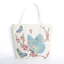 Load image into Gallery viewer, Hot Sale Embroidered Design Canvas Shoulder Bag Large Capacity Folk-custom Zipper Tote Bag Lady Working Handbags
