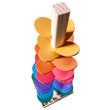 Load image into Gallery viewer, Kids Rainbow Music Tree With Petals Wooden Ball
