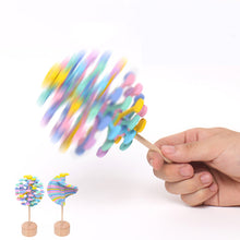 Load image into Gallery viewer, Amazing Rainbow Spinning Wand for Kids in a Spin Lollipop Box, Rotating spin Toy for Girls and Boys Sensory Toys Suitable for Children, Best Pretend Play for Kids
