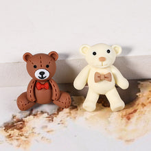 Load image into Gallery viewer, Resin accessories cartoon puppet bear diy cream glue mobile phone shell patch hair accessories material storage box decoration
