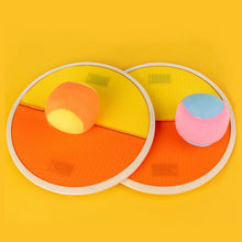 Load image into Gallery viewer, A Cute Cartoon Design Toss and Catch Ball Game Outdoor Game for Kids Backyard Games Beach Game for Kids (Upgraded) (2 Paddles 2 Balls)
