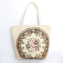 Load image into Gallery viewer, Hot Sale Embroidered Design Canvas Shoulder Bag Large Capacity Folk-custom Zipper Tote Bag Lady Working Handbags
