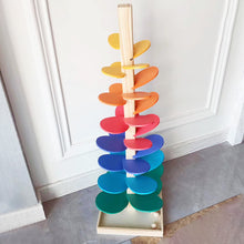Load image into Gallery viewer, Kids Rainbow Music Tree With Petals Wooden Ball
