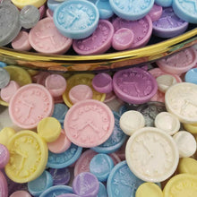 Load image into Gallery viewer, (90pcs) Mixed Mickey Pan Clock Resin Accessories Cream Glue DIY Mini Charm Decoration For Handbag Mobile Phone Case Backpacks Etc
