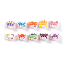 Load image into Gallery viewer, [150pcs] Cute Little Girl Blowing Bubbles DIY Homemade Mini Charm New Nail Jewelry Accessories For Decoration Nail, Phone Case, Hair Clips Cute Resin Mini DIY Charm Accessories
