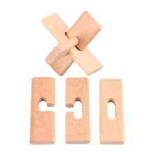 Load image into Gallery viewer, 3D Small Wooden Puzzles Kongming Lock IQ Test Toy for Teens and Adults
