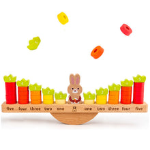 Load image into Gallery viewer, Balance Math Game Rabbit Counting STEM Early Educational Preschool Learning Toys for Kids Girls &amp; Boys Children Kindergarten
