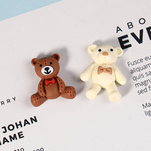 Load image into Gallery viewer, Resin accessories cartoon puppet bear diy cream glue mobile phone shell patch hair accessories material storage box decoration
