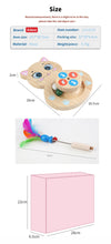 Load image into Gallery viewer, Cat Ball Track Cat Toys Safety Material Wooden Natural Cat Toy of Play Circle Track with Moving Balls Satisfies Kitty&#39;s Hunting, Chasing &amp; Exercising Needs Pet Supplies
