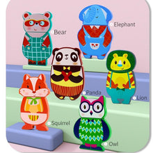 Load image into Gallery viewer, Children Magnetic Animal Puzzle Preschool Educational Magnetic Toy for Toddlers Kids Boys Girls Building Magnetic Blocks Puzzle
