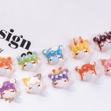 Load image into Gallery viewer, [150pcs] Cute Little Girl Blowing Bubbles DIY Homemade Mini Charm New Nail Jewelry Accessories For Decoration Nail, Phone Case, Hair Clips Cute Resin Mini DIY Charm Accessories
