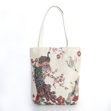 Load image into Gallery viewer, Hot Sale Embroidered Design Canvas Shoulder Bag Large Capacity Folk-custom Zipper Tote Bag Lady Working Handbags
