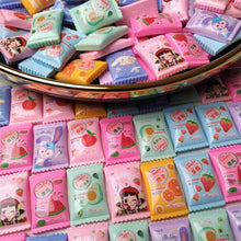 Load image into Gallery viewer, (110pcs) Random Mixed Mary Cat Strawberry Bear Candy Resin Cabochon Slime Charms Resin Flatback Charms Mixed Flatback Slime Beads for DIY Scrapbooking Jewelry Making Easter Craft Phone Case Backpack Handbags
