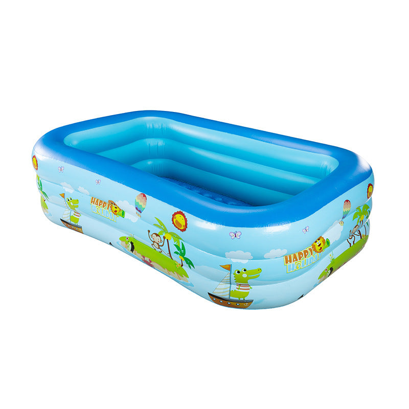 Multi-Functional Summer Water Fun Inflatable Pool For Kids, Kiddie Pool, Thickened Swimming Pool For Kids And Adults.