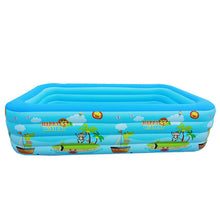Load image into Gallery viewer, Multi-Functional Summer Water Fun Inflatable Pool For Kids, Kiddie Pool, Thickened Swimming Pool For Kids And Adults.
