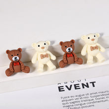Load image into Gallery viewer, Resin accessories cartoon puppet bear diy cream glue mobile phone shell patch hair accessories material storage box decoration
