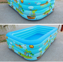 Load image into Gallery viewer, Multi-Functional Summer Water Fun Inflatable Pool For Kids, Kiddie Pool, Thickened Swimming Pool For Kids And Adults.
