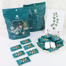 Load image into Gallery viewer, 8 Candy-Like 3 Packs(60pcs) Mini Size Compressed Towels, Portable Towels for Travel Camping Hiking, Disposable Durable Candy-Like Mini Size Towels for Daily Used
