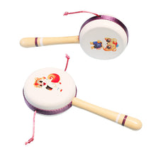 Load image into Gallery viewer, Baby Rattle Drum ﻿﻿Toddler Musical Instruments Sets Wooden Percussion Instruments Toy for Kids Preschool Educational Wood Toys with Storage Box for Kid Baby Babies Children Boys and Girls
